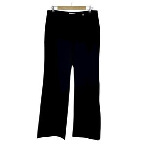Calvin‎ Klein Classic Fit Pants Women Straight Leg Black Dress Suit Trousers 10